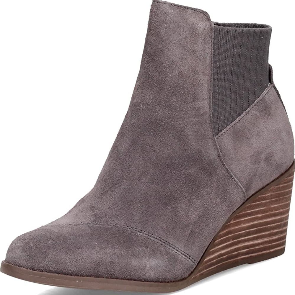Gray Suede booties